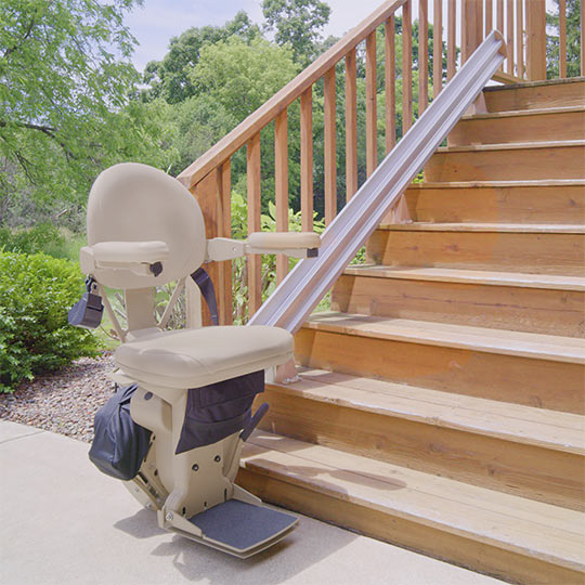 Scottsdale outdoor stairway staircase chair stairlift glide